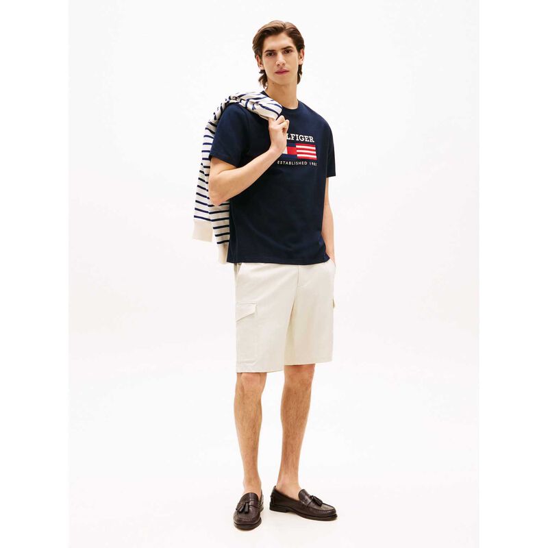 Tommy Hilfiger Americana Monotype Flag Box Tee image number 3